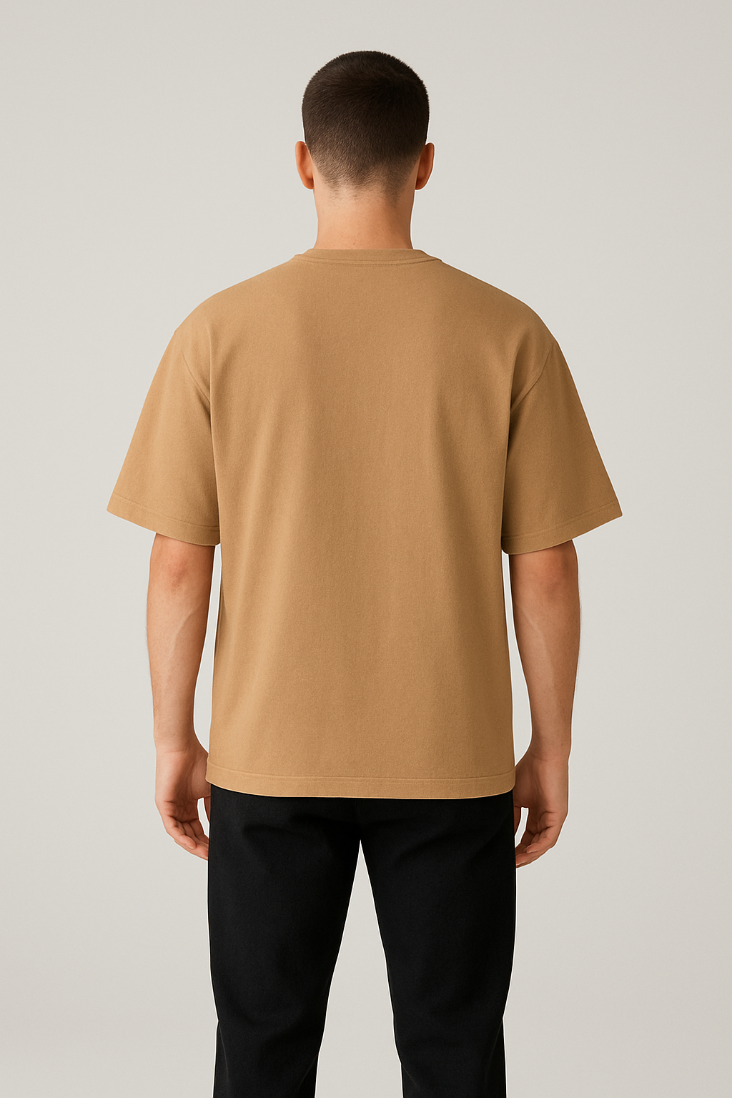Oversized T-Shirt Cotton Beige