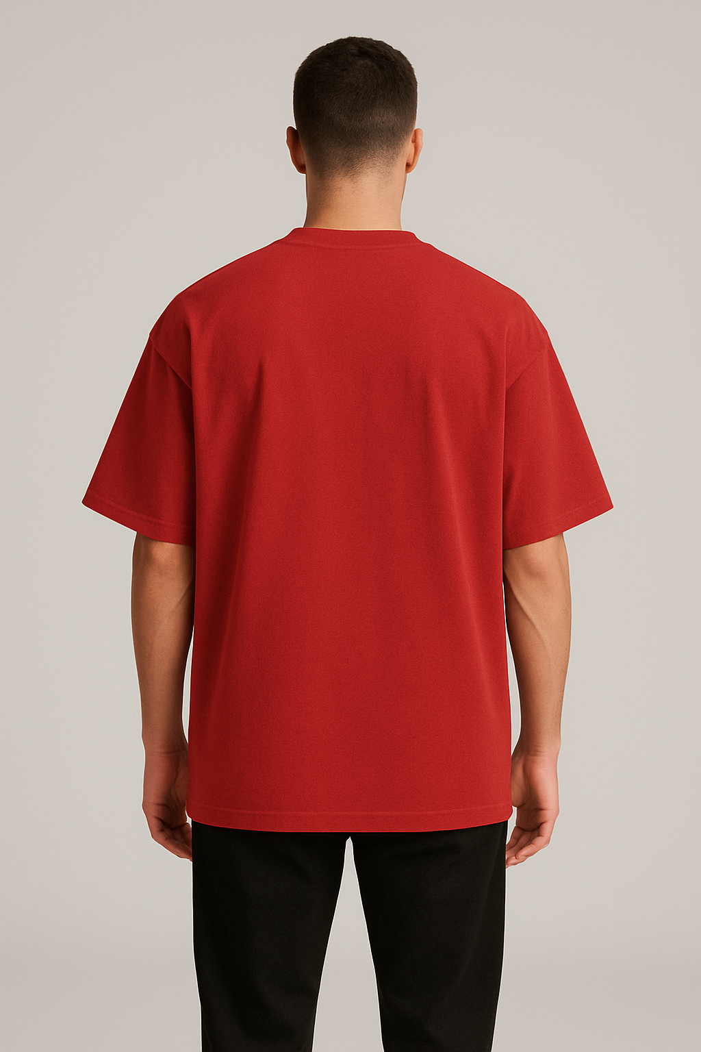 Oversized T-Shirt Cotton Red
