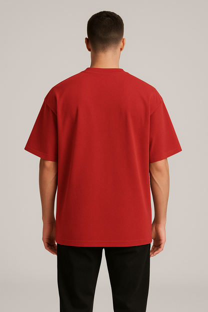 Oversized T-Shirt Cotton Red