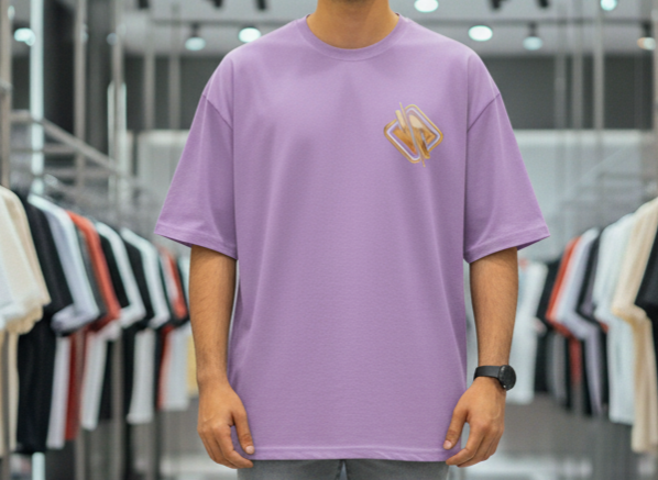 Oversized T-Shirt Cotton Lavender