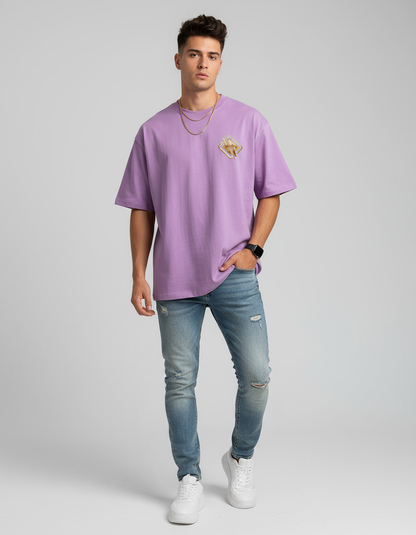 Oversized T-Shirt Cotton Lavender