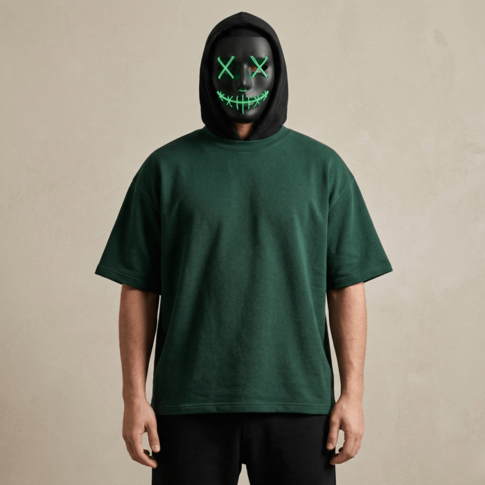 Premium Plain Oversized TShirt Ultra Comfortable French Terry 240 GSM Olive Green