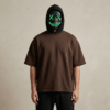 13 Premium Plain Oversized TShirt Ultra Comfortable French Terry 240 GSM Coffee Brown