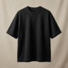Premium Plain Oversized TShirt Ultra Comfortable French Terry 240 GSM Black