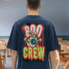 Untitled (2) (1) Premium Oversized TShirt Printed Ultra Comfortable Cotton 200 GSM Navy Boo Crew