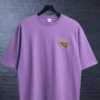 Premium Oversized TShirt Printed Ultra Comfortable Cotton 200 GSM Lavender Leo