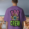 Premium Oversized TShirt Printed Ultra Comfortable Cotton 200 GSM Lavender Boo Crew