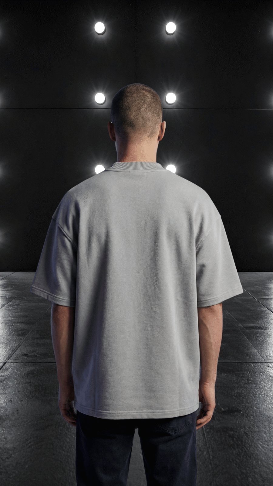 Premium Plain Oversized TShirt Ultra Comfortable French Terry 240 GSM Grey