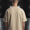 Premium Plain Oversized TShirt Ultra Comfortable French Terry 240 GSM Coffee Beige