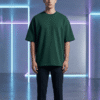 Premium Plain Oversized TShirt Ultra Comfortable French Terry 240 GSM Olive Green