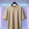 Premium Plain Oversized TShirt Ultra Comfortable French Terry 240 GSM Coffee Beige
