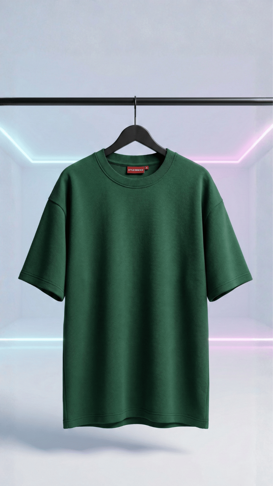 Premium Plain Oversized TShirt Ultra Comfortable French Terry 240 GSM Olive Green