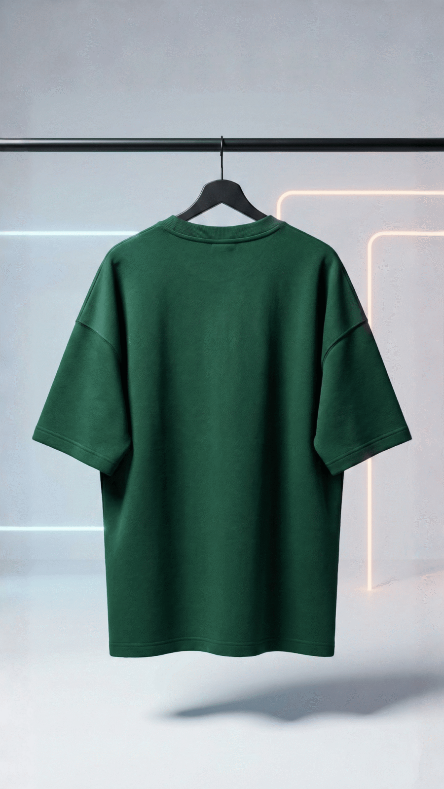 Premium Plain Oversized TShirt Ultra Comfortable French Terry 240 GSM Olive Green