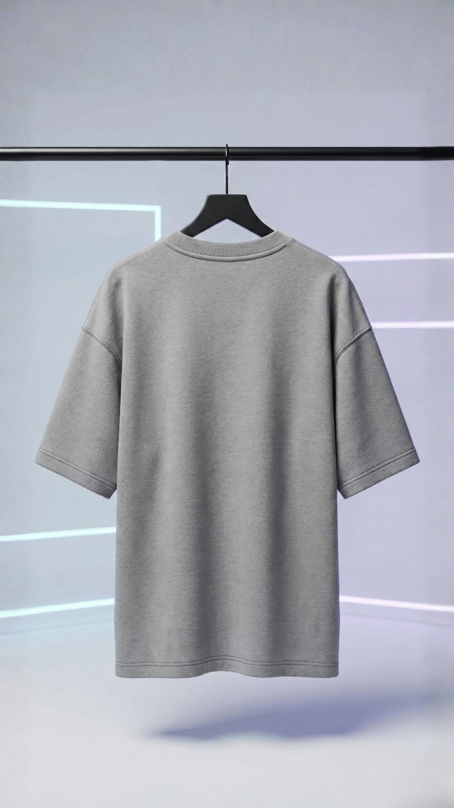 Premium Plain Oversized TShirt Ultra Comfortable French Terry 240 GSM Grey