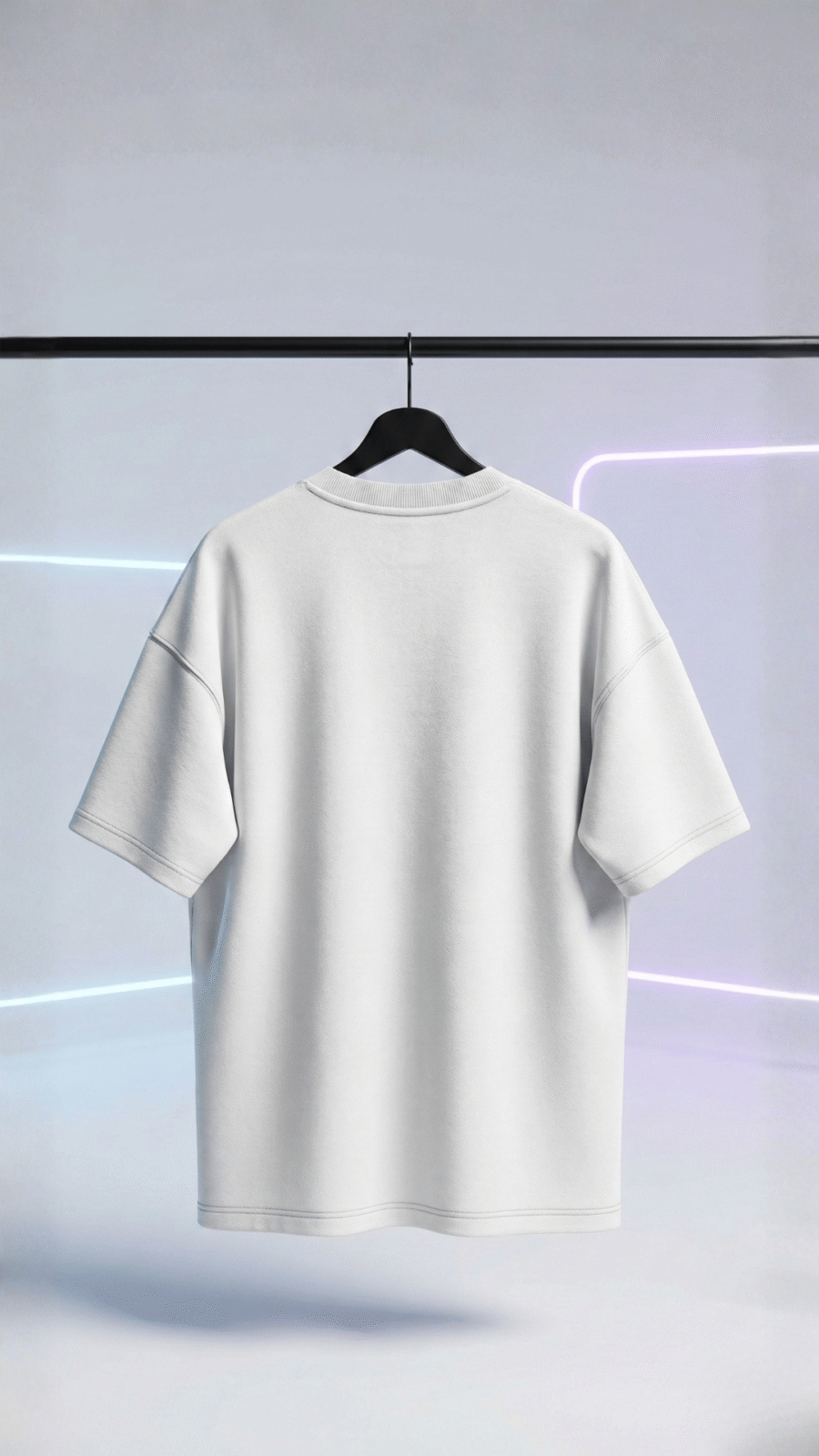 Premium Plain Oversized TShirt Ultra Comfortable French Terry 240 GSM White