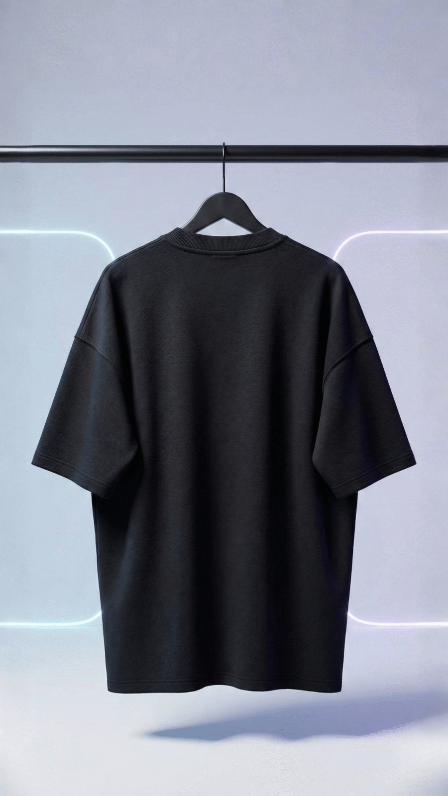 Premium Plain Oversized TShirt Ultra Comfortable French Terry 240 GSM Black