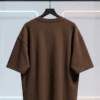 Premium Plain Oversized TShirt Ultra Comfortable French Terry 240 GSM Coffee Brown