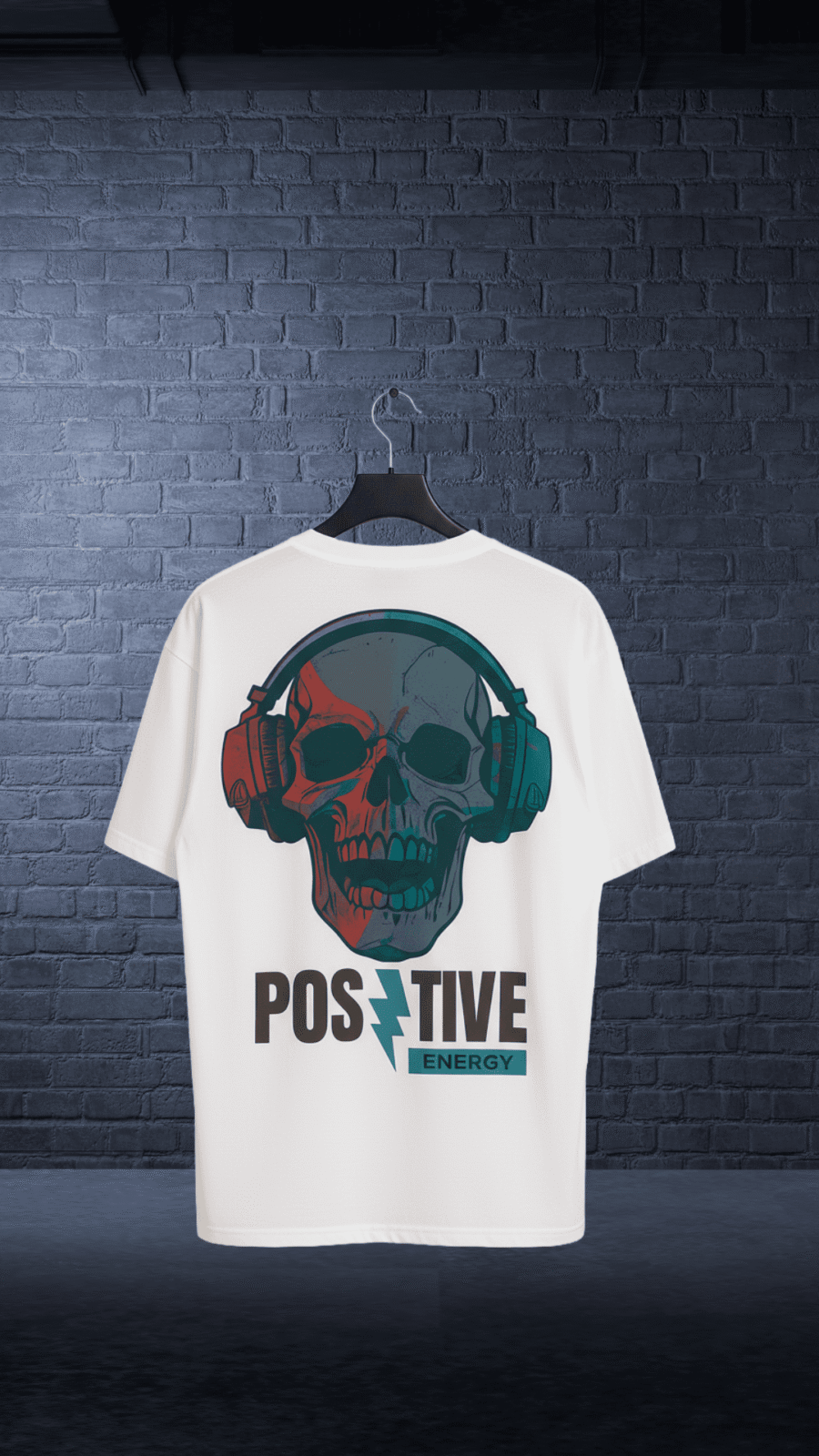 black pos (3) Premium Oversized TShirt Printed Ultra Comfortable Cotton 200 GSM Beige Positive Energy