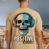 boy positive Premium Oversized TShirt Printed Ultra Comfortable Cotton 200 GSM Beige Positive Energy