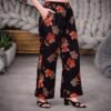 Stunning Black Floral Coord Set with Pant for Women Premium Delta Print Wear