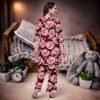 Stunning Maroon Rayon Printed Coord Set with Pant for Women | Premium Designer Wear
