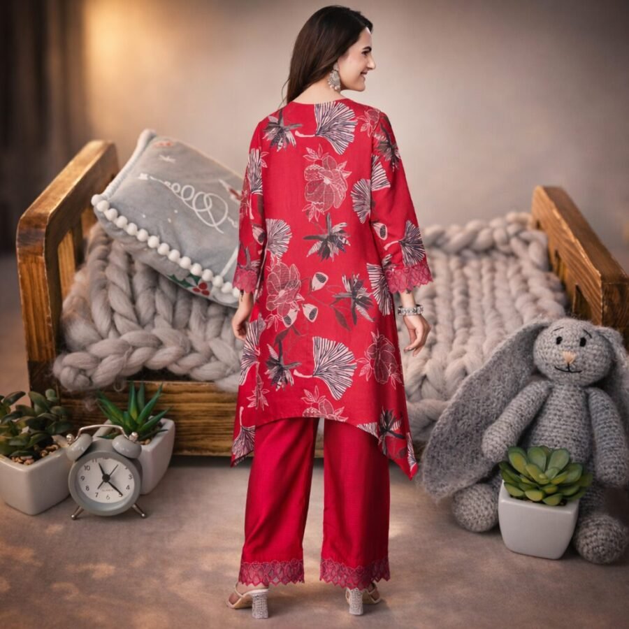 Stunning Rani Pink Coord Set with Pant for Women Premium Designer Wear3 Stunning Rani Pink Coord Set with Pant for Women Premium Designer Wear