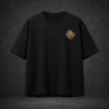 Untitled (1024 x 1024 px) (15) Premium Oversized TShirt Printed Ultra Comfortable Cotton 200 GSM Black Boo Crew