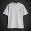 Premium Oversized TShirt Printed Ultra Comfortable Cotton 200 GSM Grey Boo Crew