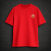 Premium Oversized TShirt Printed Ultra Comfortable Cotton 200 GSM Red Positive Energy