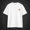 Premium Oversized TShirt Printed Ultra Comfortable Cotton 200 GSM White Boo Crew
