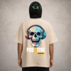 Premium Oversized TShirt Printed Ultra Comfortable Cotton 200 GSM Beige Positive Energy
